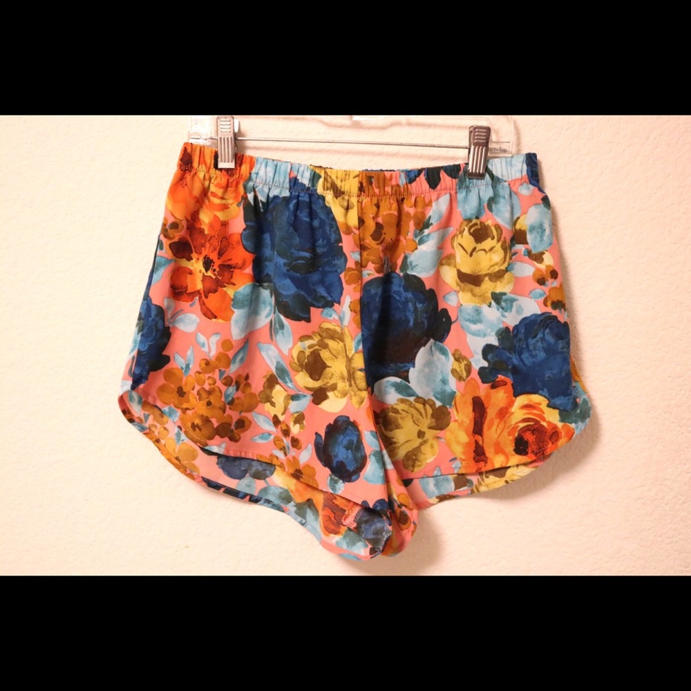 Papaya Floral Printed Shorts